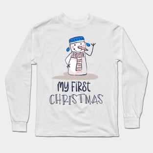 Snowman Winter Long Sleeve T-Shirt